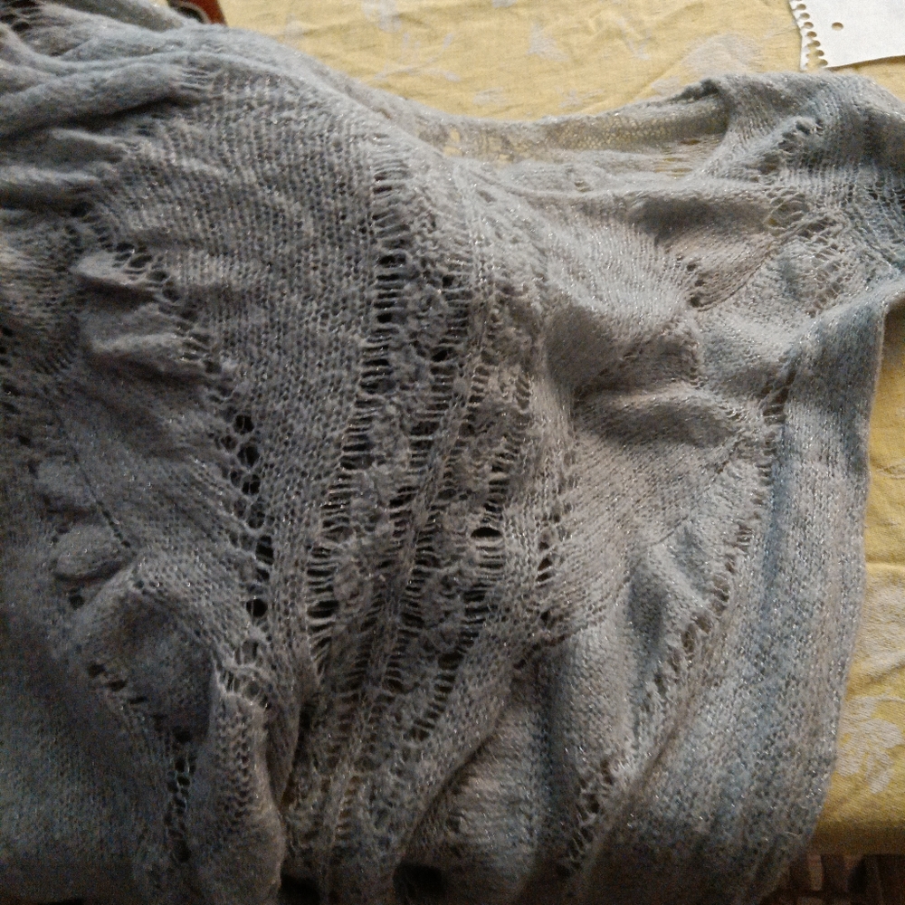 Silver threaded sweater